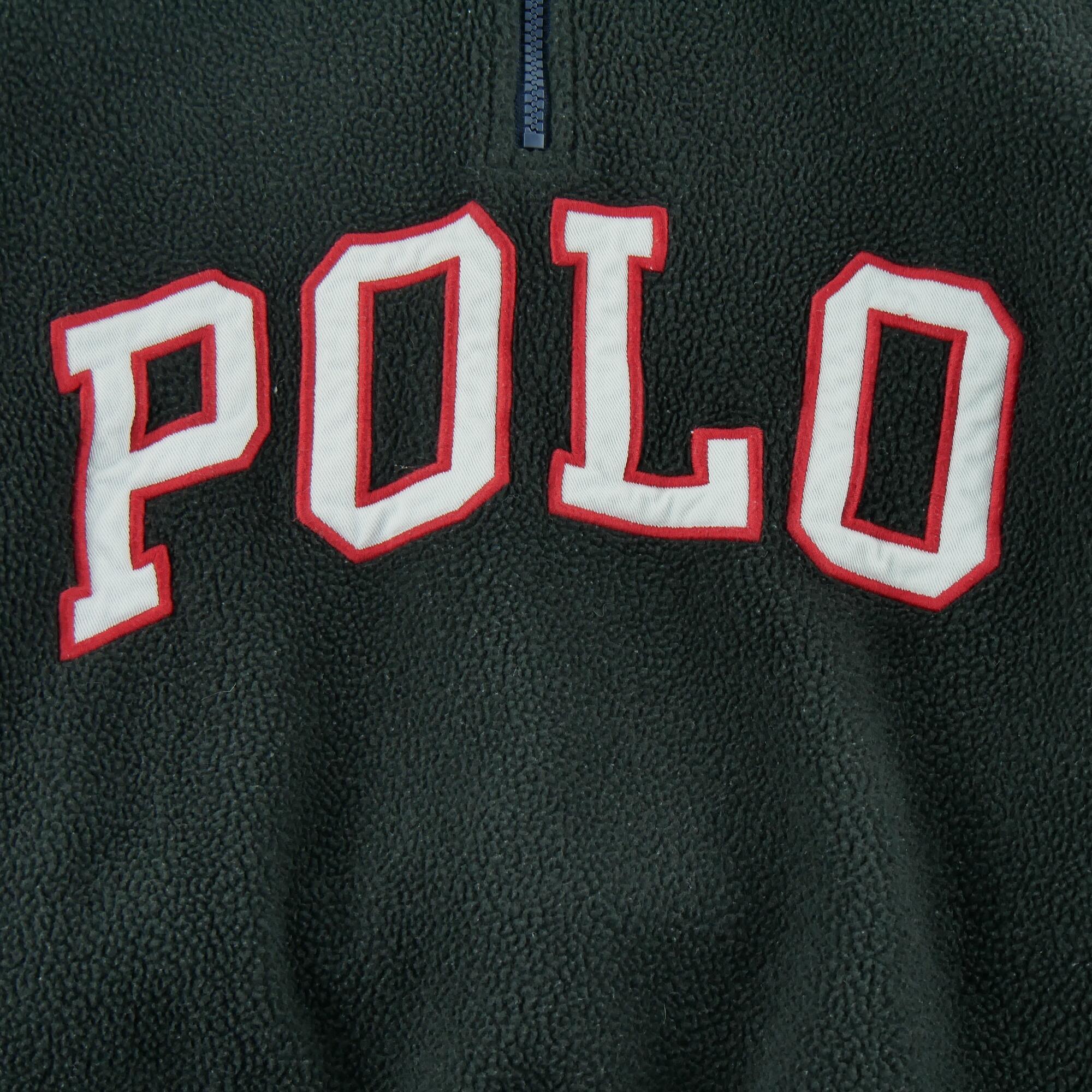 Polo Ralph Lauren Herren Fleecepullover USA Flagge schwarz 4/7