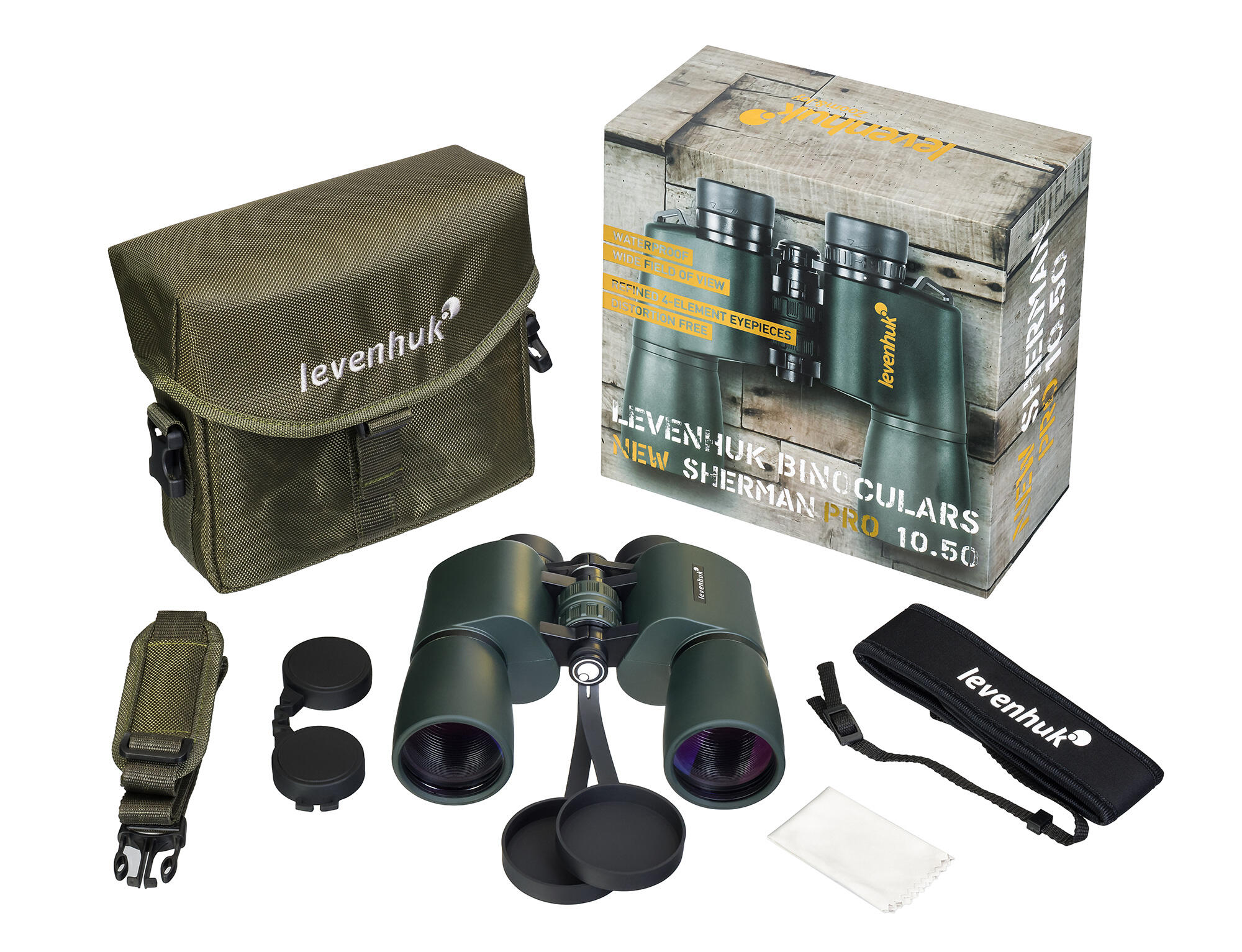 Prismáticos Levenhuk New Sherman PRO 10x50 4/7