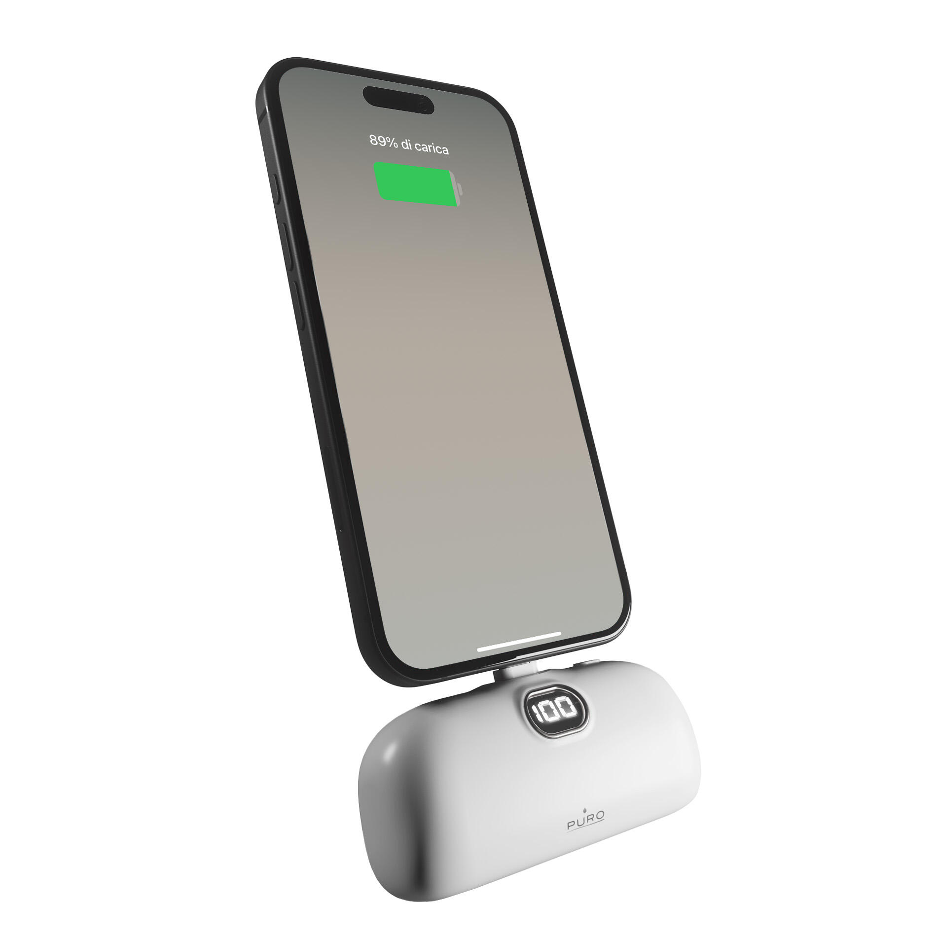 Power Bank 5000mAh USB-C con Connettore Integrato Plug 5 4/4
