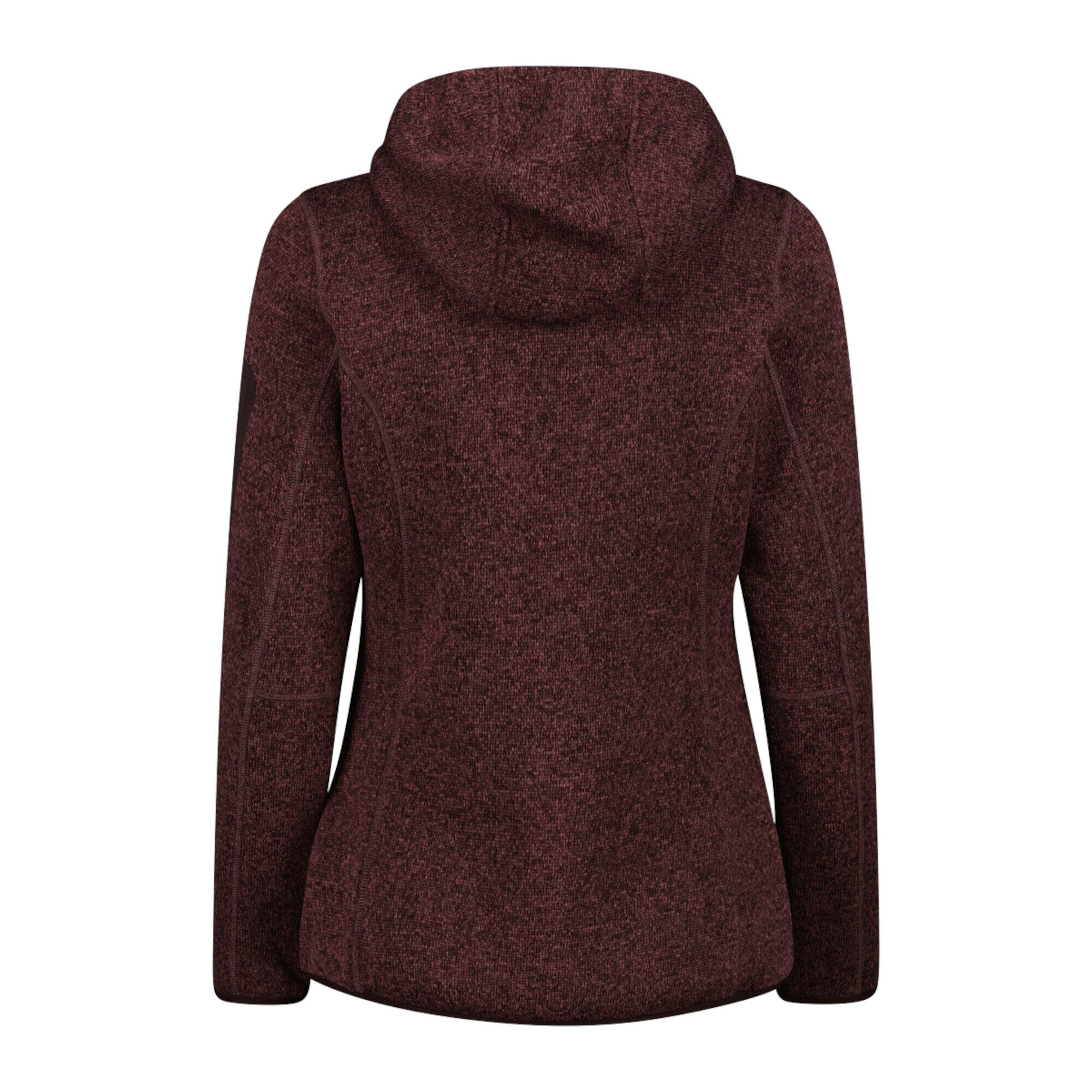 Polaire à capuche épaisse en maille chinée femme CMP Knit-Tech 4/5