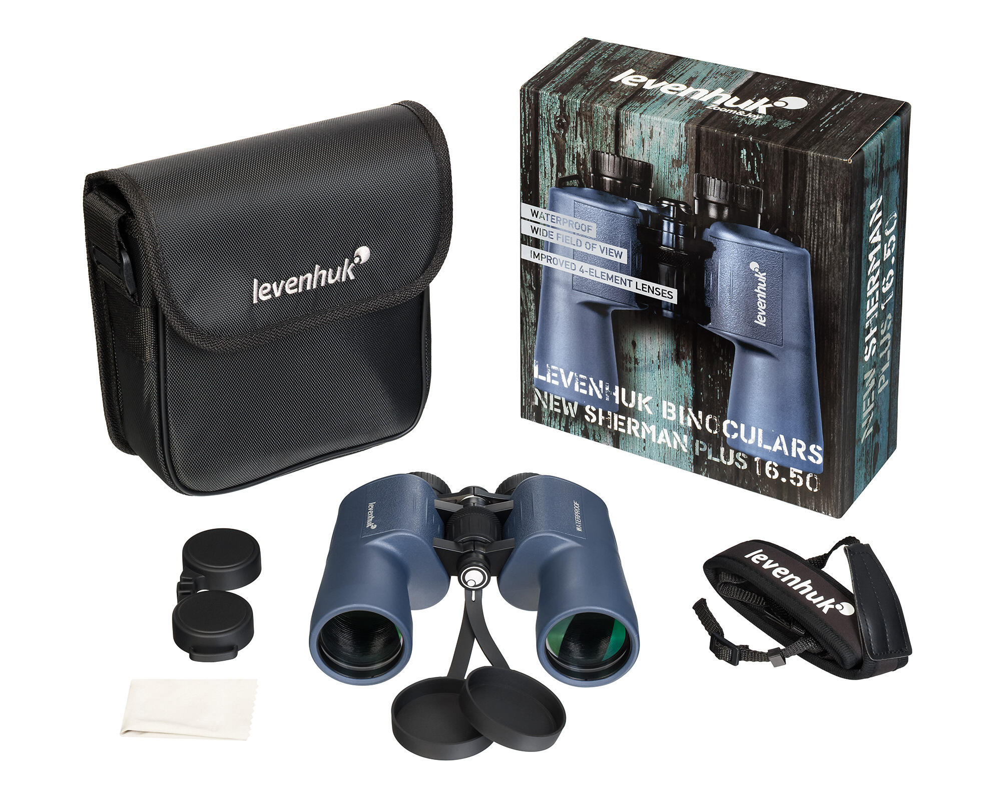Jumelles Levenhuk New Sherman PLUS 16x50 4/7