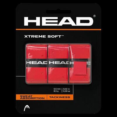Head xtreme soft overgrip rood - extra demping
