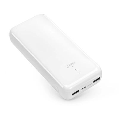 Powerbank van 20000 mah met twee usb-a-poorten en één usb-c-snellaadpoort