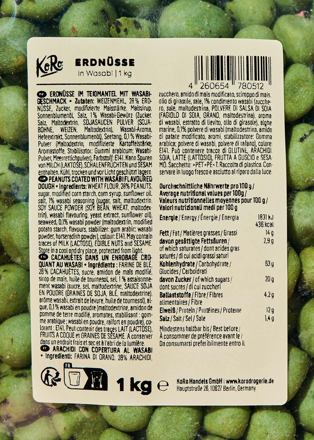 Arachidi al wasabi | 1 kg 4/6
