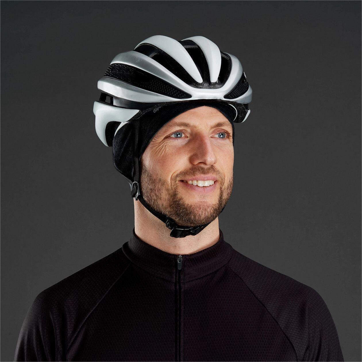 GripGrab Merino Polyfibre Lightweight Beanie Black 3/4