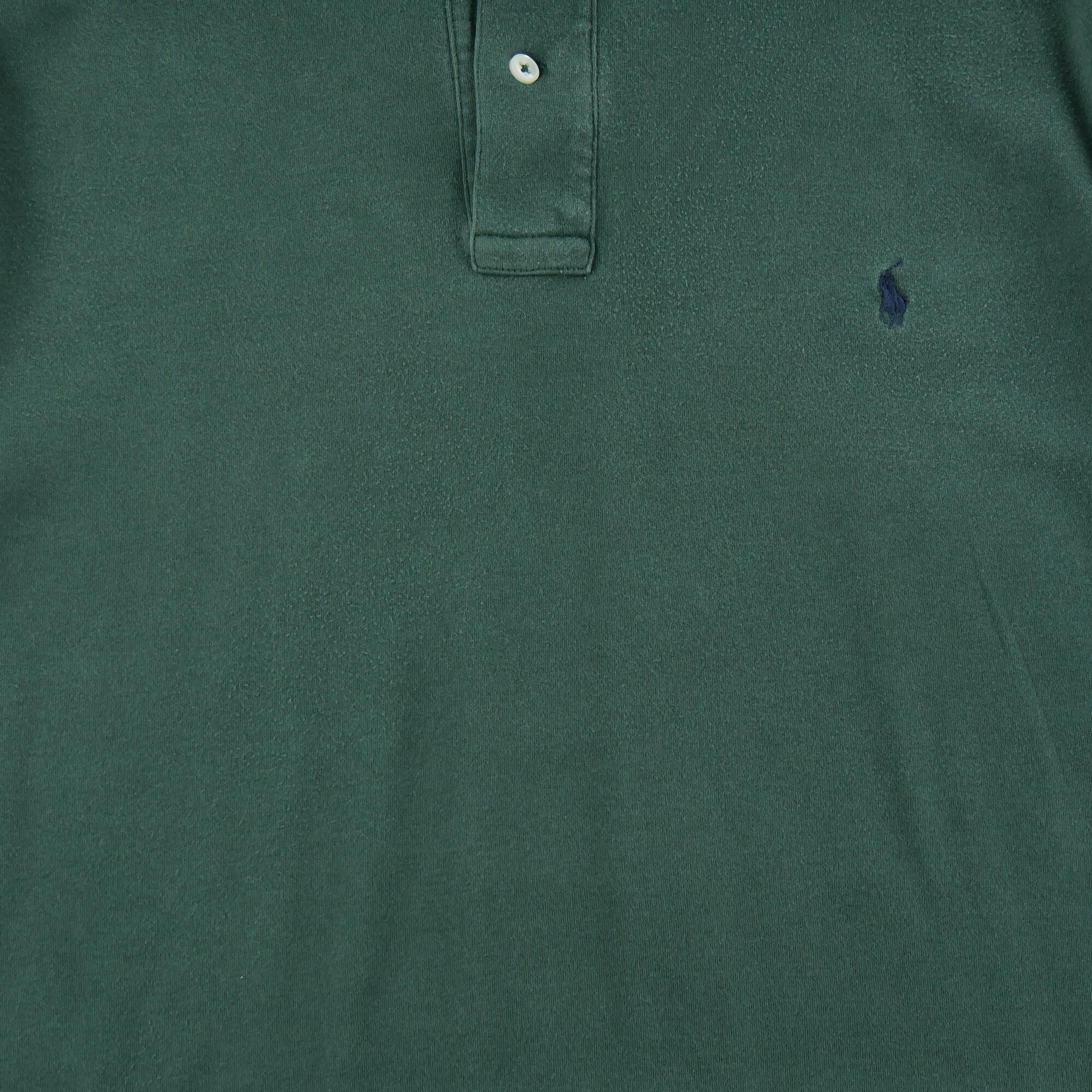 Seconde vie - Polo manches courtes Homme  Vert - Très bon état 4/6