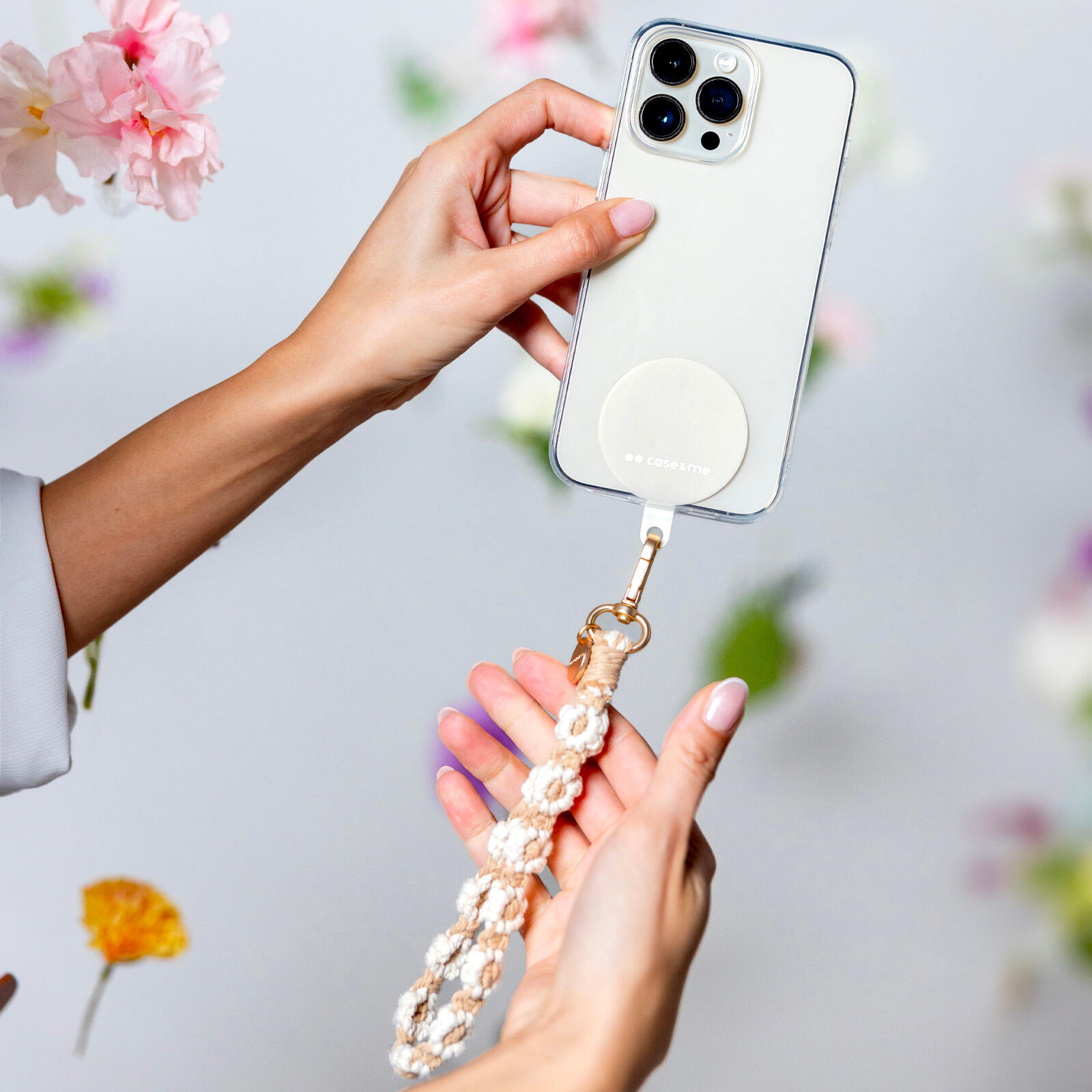Coco - Braccialetto per smartphone a fiori 6/7