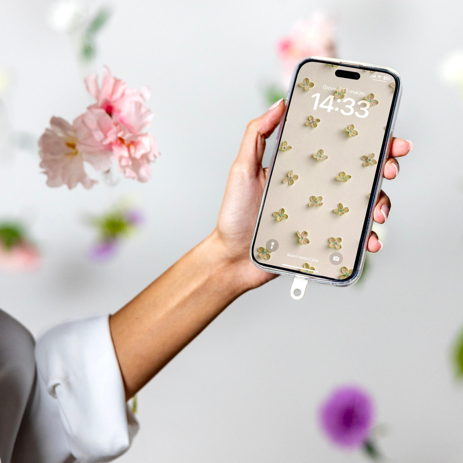Coco - Braccialetto per smartphone a fiori 5/7
