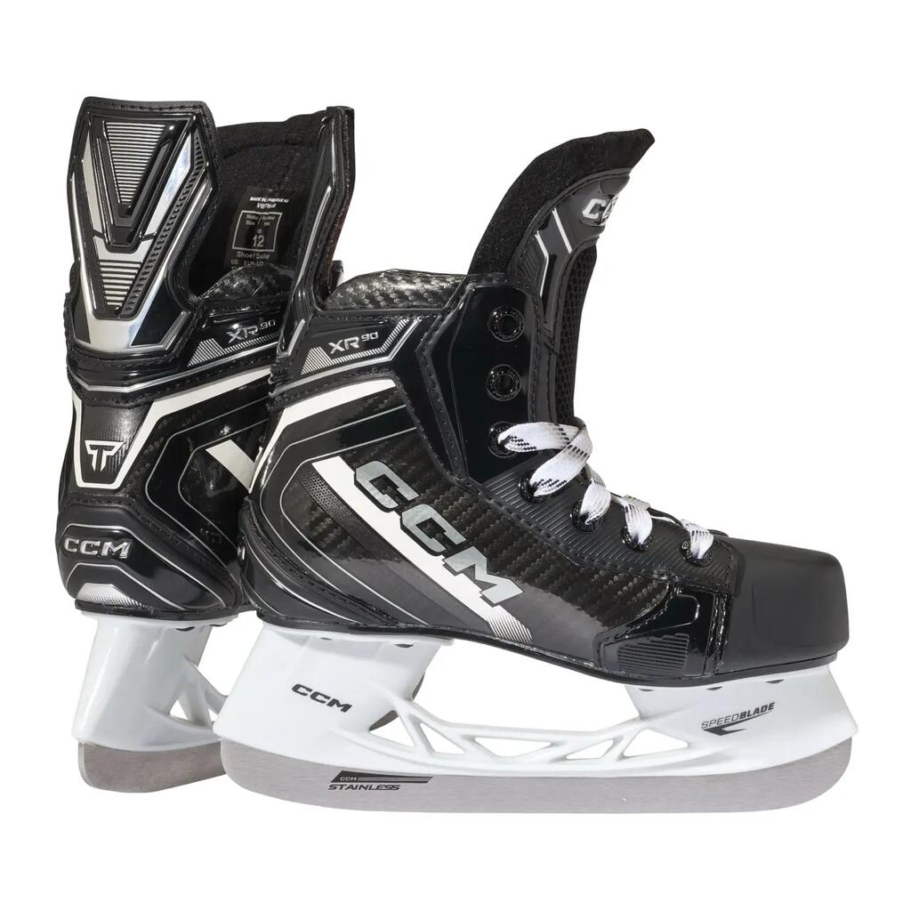 CCM Tacks XR90 Youth black kids Ice Hockey Skates