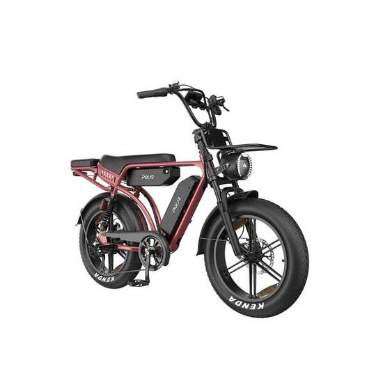 Vélo électrique tout suspendu PIXAR M9 avec double batterie 48 V 35 Ah
