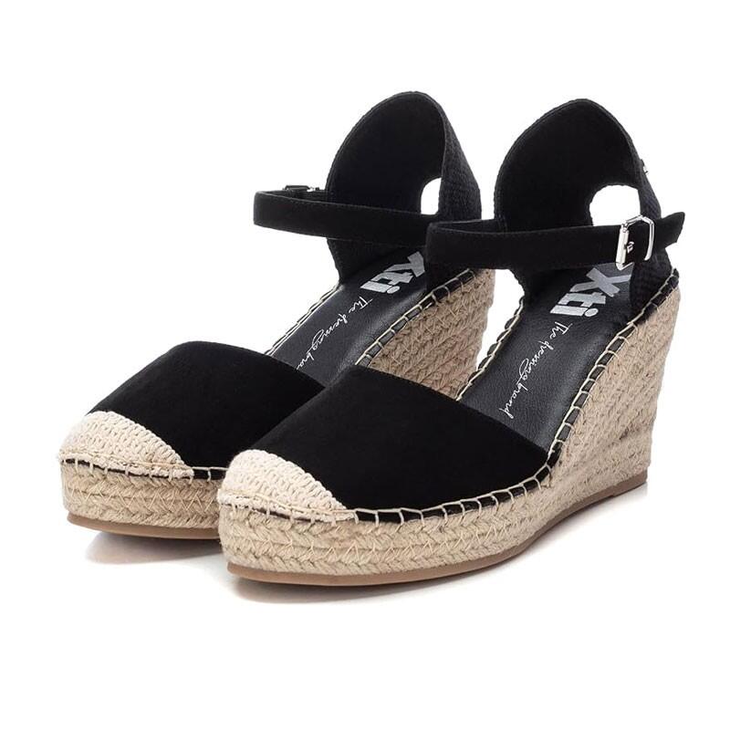CuÑas Mujer Xti  Negro 3/4