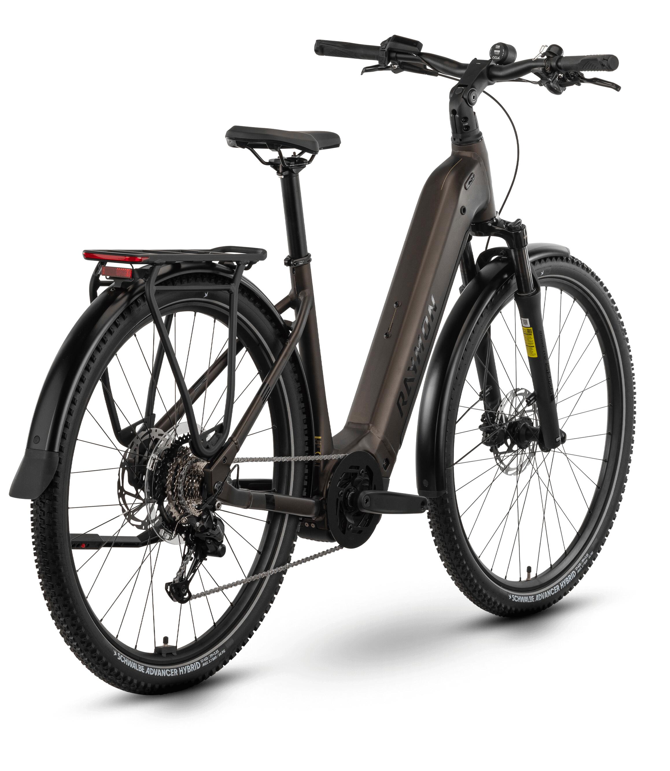 Rower elektryczny Raymon Tahona Wave 600Wh 50cm L  tenmoku / black / honey Bosch 3/3
