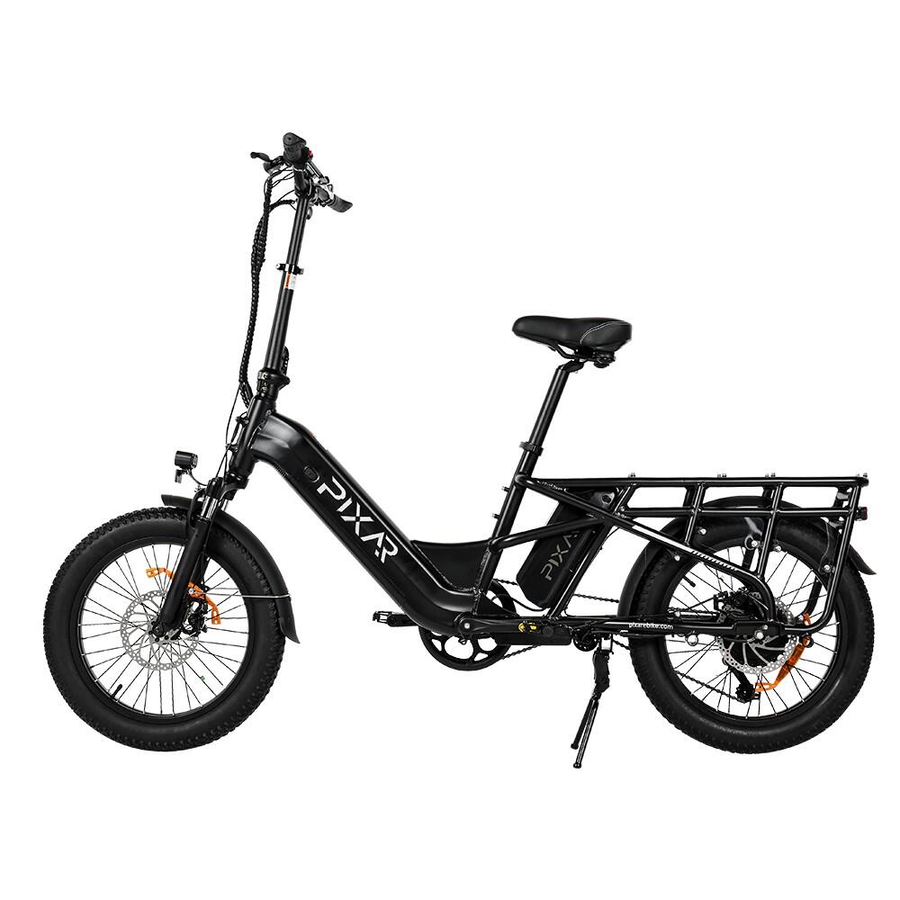 Bicicleta Elétrica Urbana PIXAR Plus7 20" com Bateria de 48V 20.4Ah 3/7