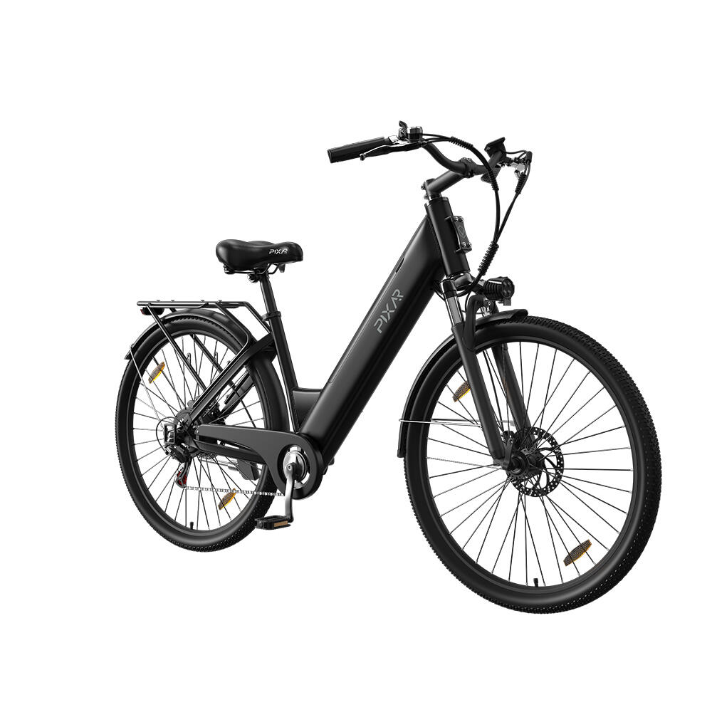PIXAR C1 elektrische fiets, 36V 13Ah verwijderbare accu, Shimano 7 versnellingen 2/7