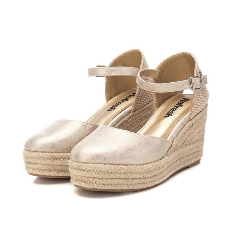 Zeppe In Esparto Donna Refresh  Metallizzato 3/4