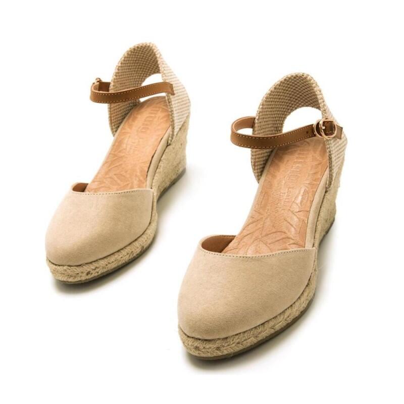 CuÑas Mujer Mustang  Beige 3/4