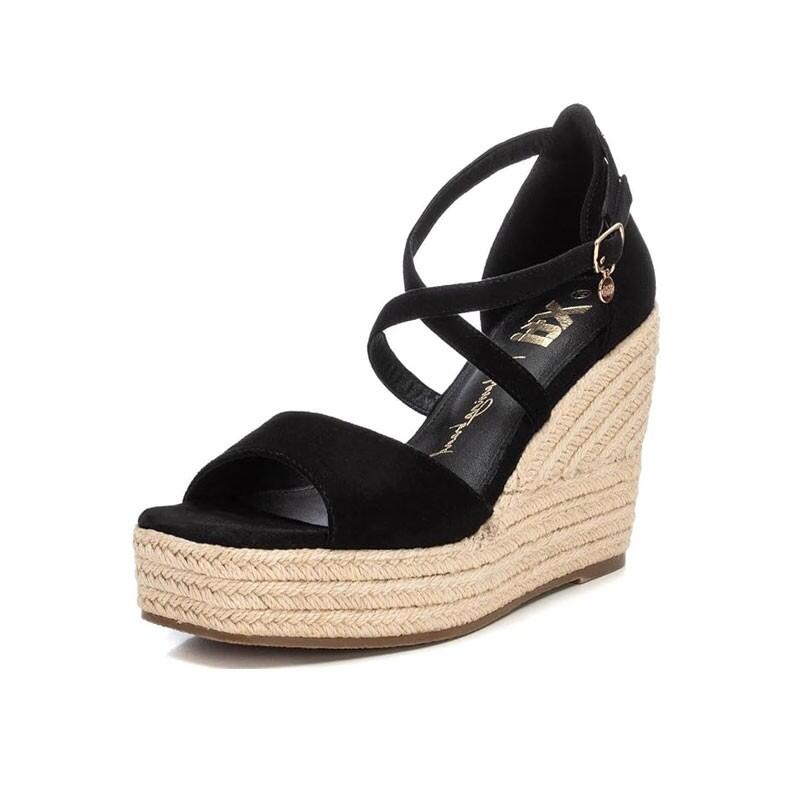 CuÑas Mujer Xti  Negro 3/4