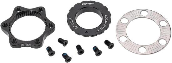 Adaptateur TRP CL86 disque de frein 6-bolts vers Center Lock, axe 12 mm 15–20 mm