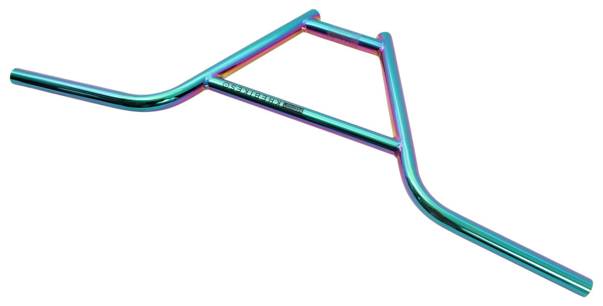 Guidão BMX KHE PRISM 9 polegadas 4 peças Oil Slick 4/7