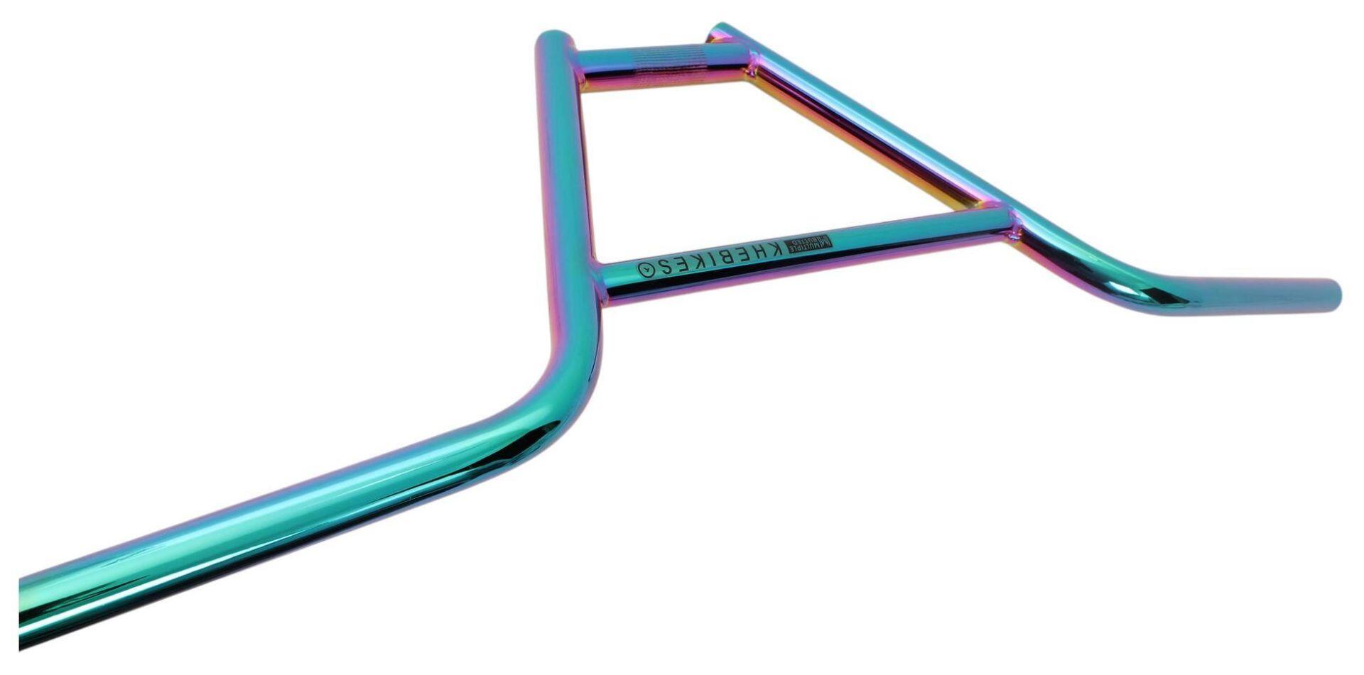 Guidão BMX KHE PRISM 9 polegadas 4 peças Oil Slick 6/7