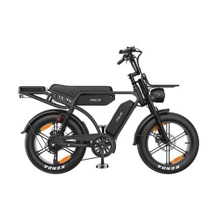 Vélo électrique PIXAR M9 avec porte-bagages, batterie 48 V 35 Ah