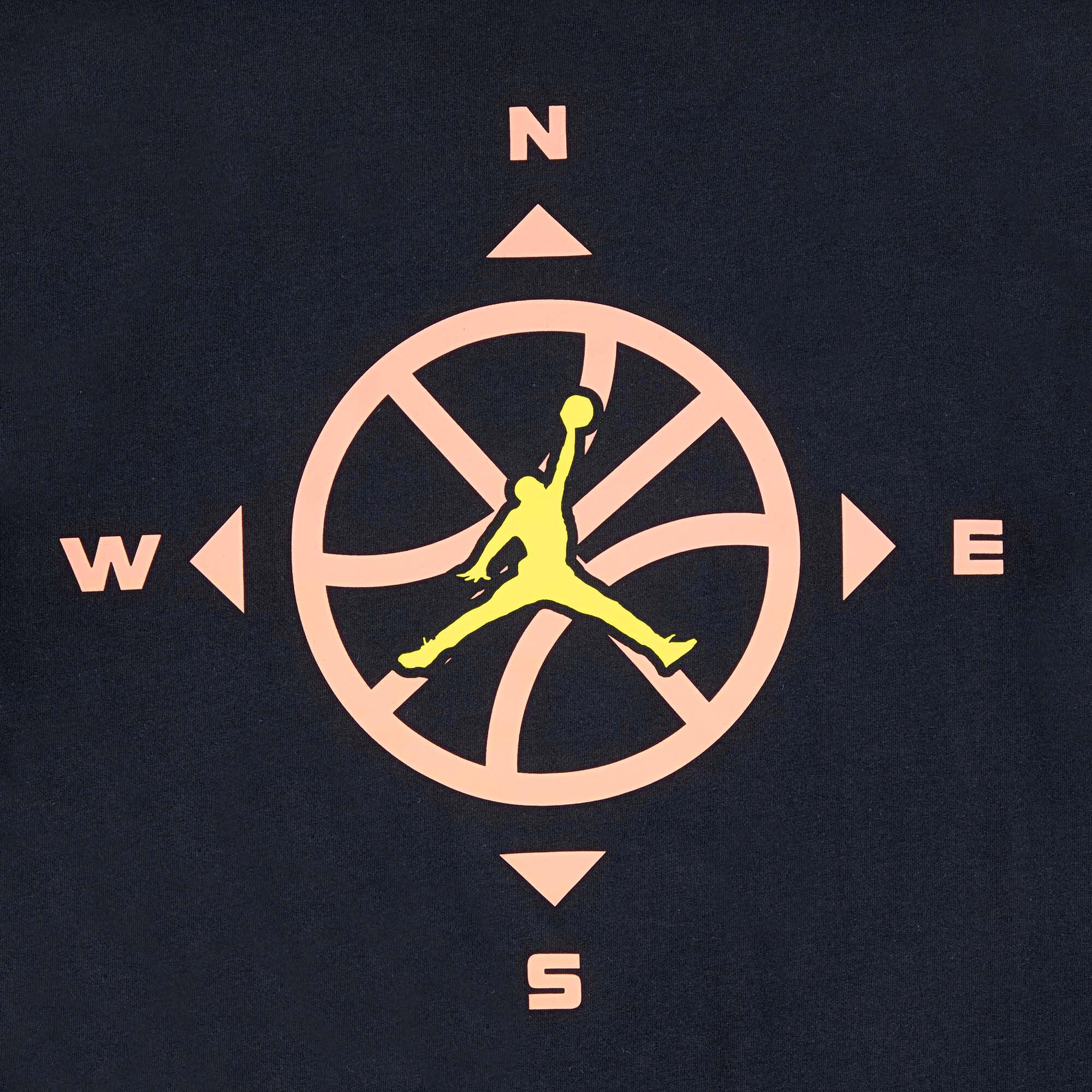 T-Shirt Jordan Jdb Compass Jumpman Junior 3/4