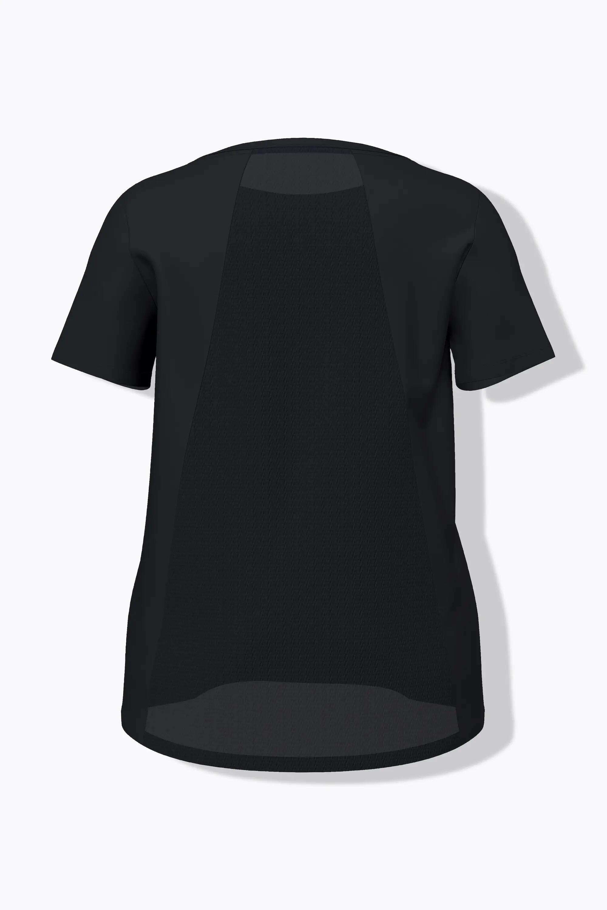 Femme T-shirt technique ondulations et manches courtes 6/7