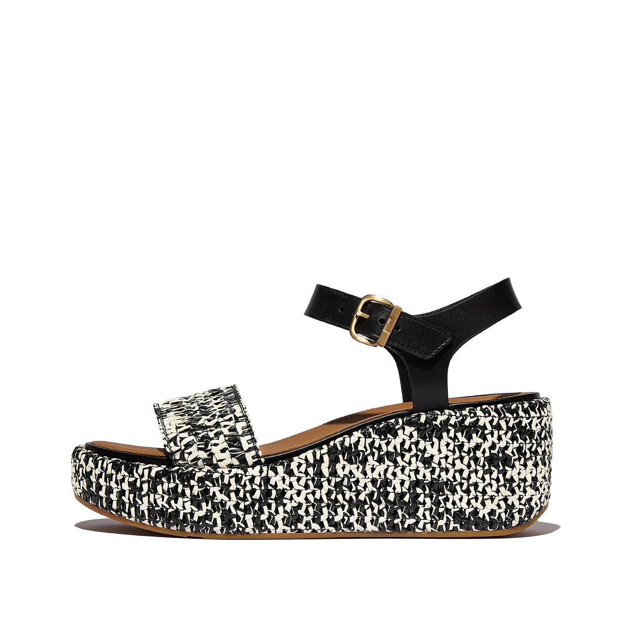 Sandales Compensées FitFlop à Brides Tissées et Plateformes 3/7