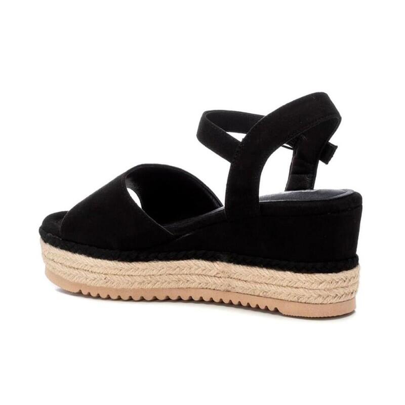 Espadrilles CompensÉes Femme Refresh  Noir 4/4