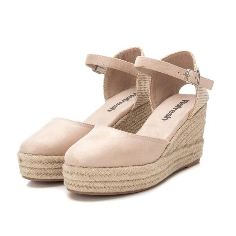 Espadrilles CompensÉes Femme Refresh  Beige 3/4