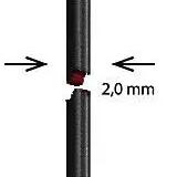 Alpina 298 mm Stainless Steel Spoke, Black.