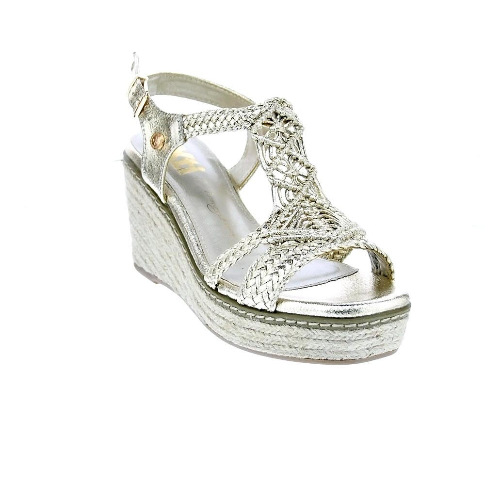 Jute Schoenen Dames Xti  Metallic 4/4