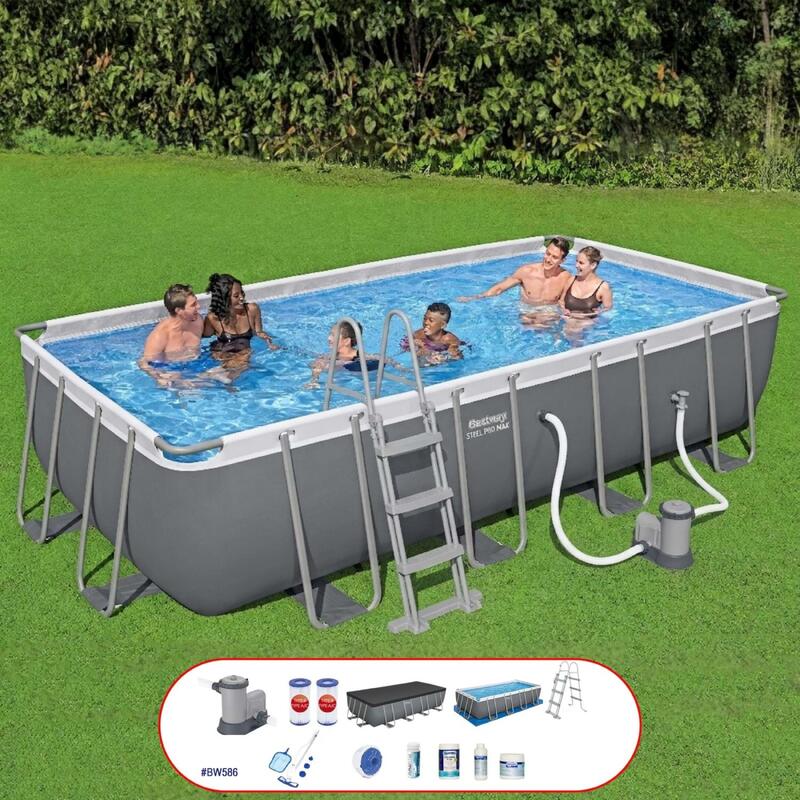 Bestway Steel Pro MAX  Prefabrik Havuz Seti 549cm x 274cm x 122cm 56465 BW586