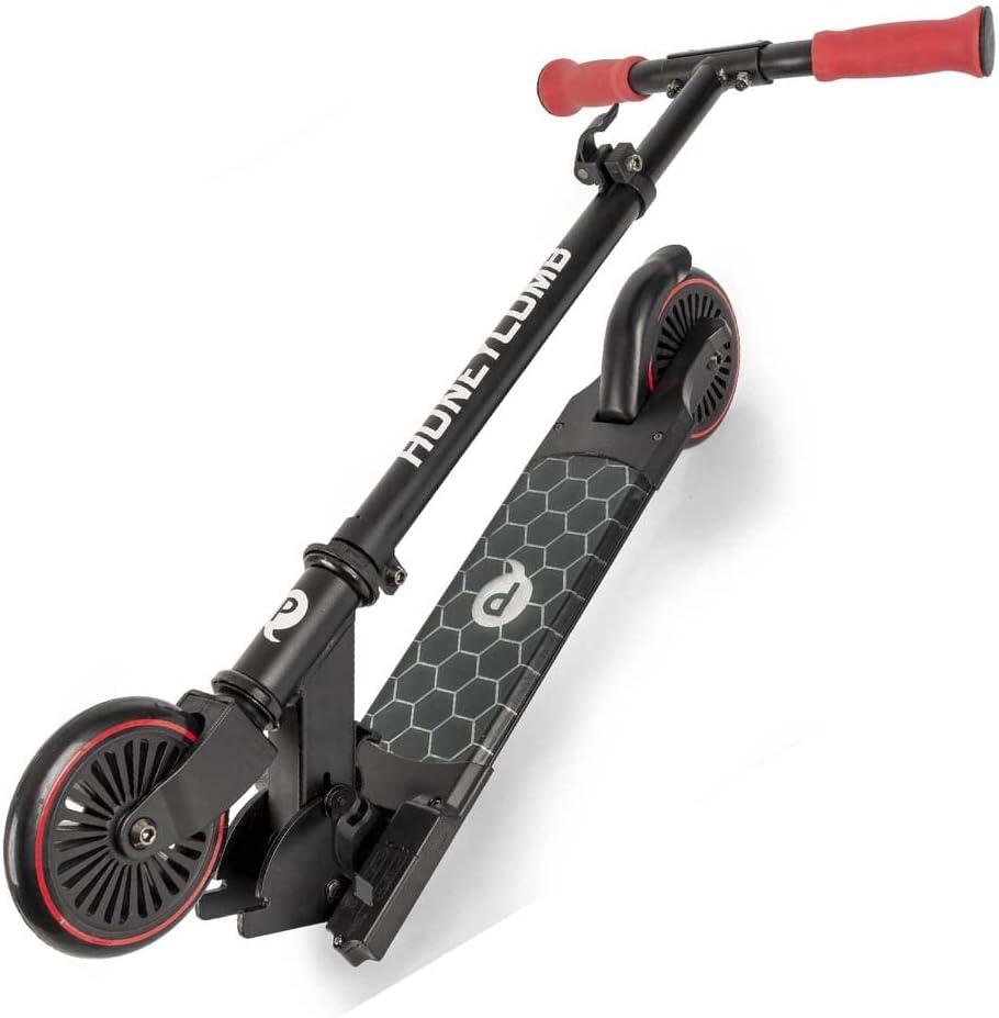 Trottinette enfant Qplay Honeycomb avec lumières LED sur le socle | Guidon régla 6/6
