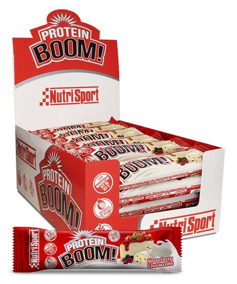 Nutrisport - Protein Boom 24 barritas x 49 g - Barritas de proteína -  Sabor: Ta 3/3