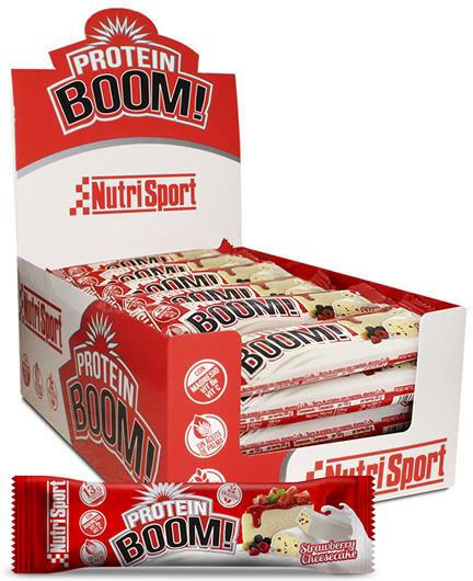 Nutrisport - Protein Boom 24 barritas x 49 g - Barritas de proteína -  Sabor: Ta 2/3