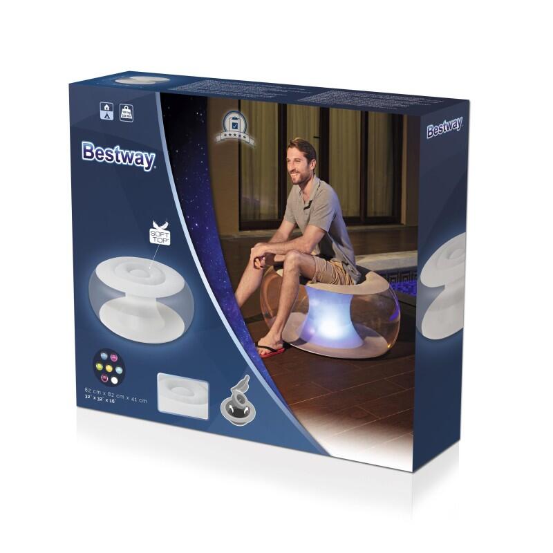 Bestway Poolsphere LED Stoel Poef 4/4