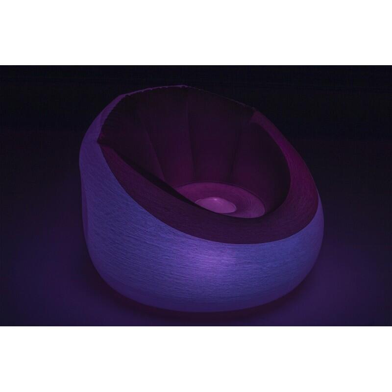 Bestway Fauteuil gonflable à LED Inflate-A-Chair 102 x 97 x 71 cm 3/6
