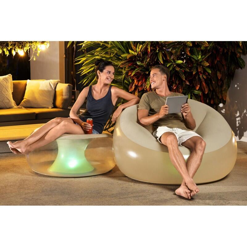 Bestway Fauteuil gonflable à LED Inflate-A-Chair 102 x 97 x 71 cm 5/6
