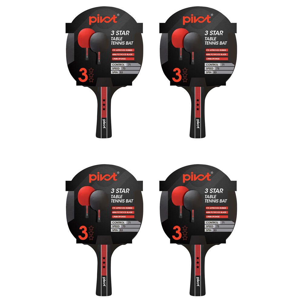 2PK Pivot 3 Star Table Tennis Racquet Sports Equipment