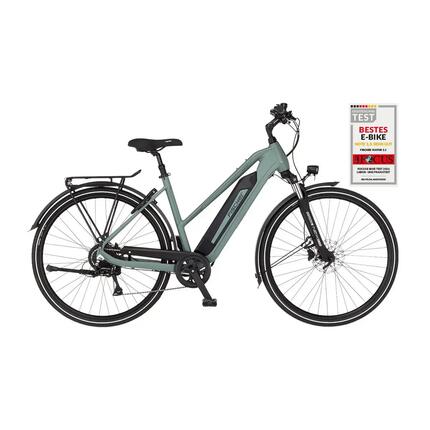 FISCHER Trekking E-Bike VIATOR 2.1 ACTIVE - grün, RH 45 cm, 459 Wh