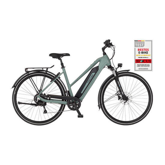 FISCHER Trekking E-Bike VIATOR 2.1 ACTIVE - grün, RH 45 cm, 459 Wh