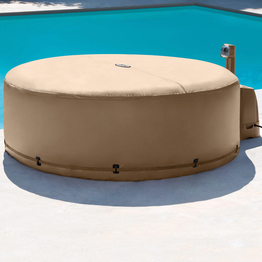 COUVERTURE THERMIQUE RONDE INTEX PURESPA 4 PLACES 2/7