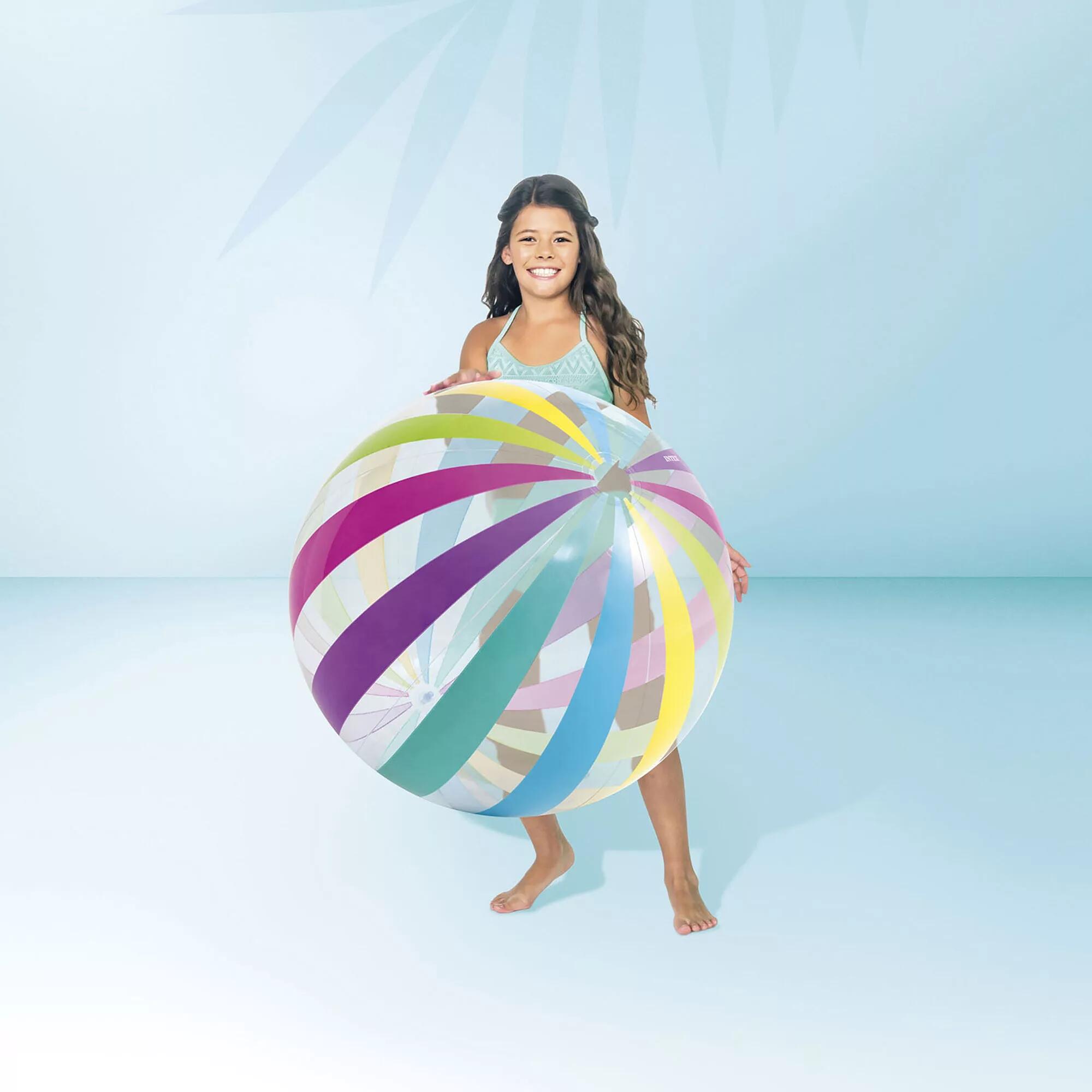 INTEX 59065NP - Intex 59065NP - Palla Gonfiabile Jumbo, Vinile, Multicolore, 107 4/7