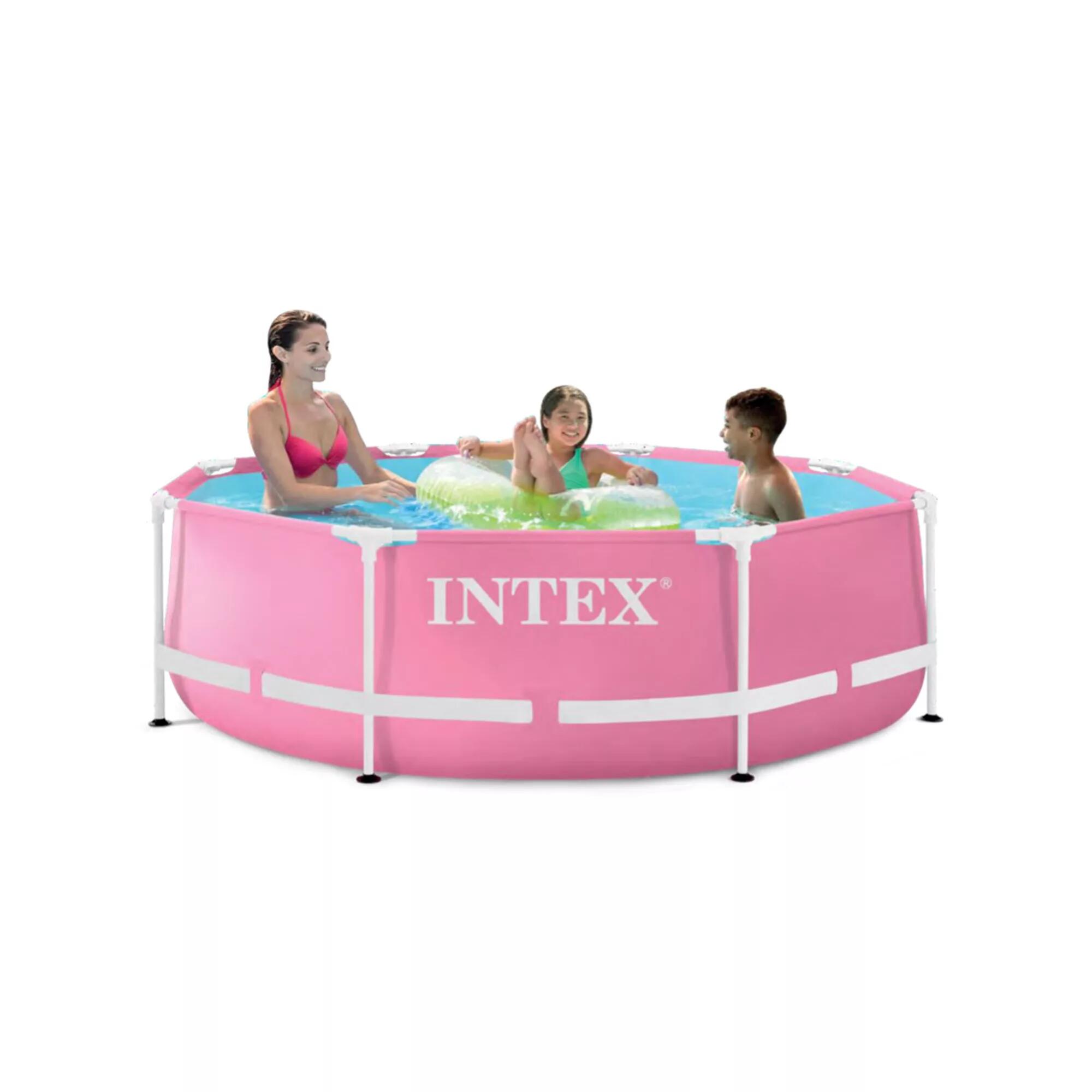 INTEX 28290ND - PISCINA METAL FRAME ROSA 244X76CM, I.1 2/4