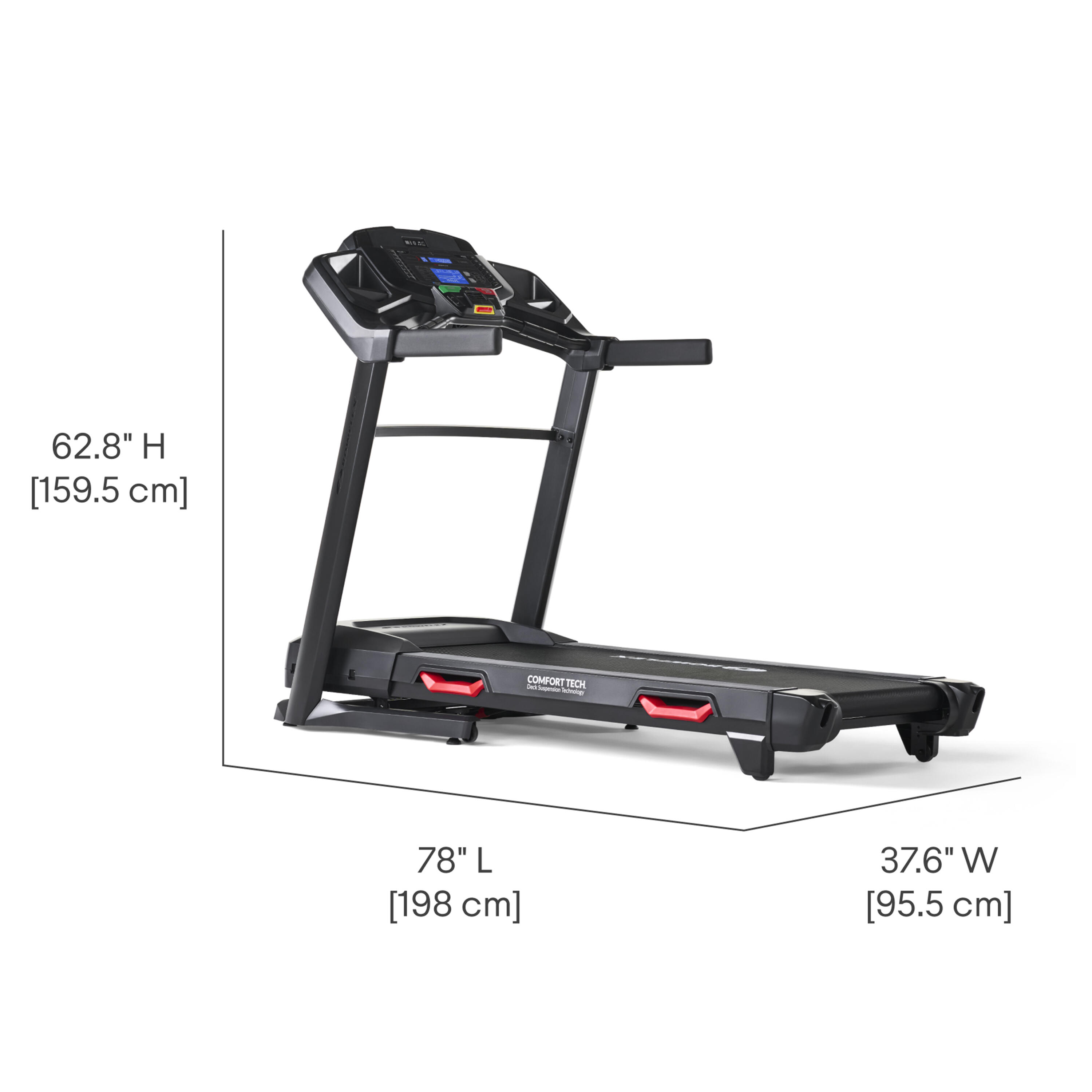 Běžecký pás T8J – 20 km/h, sklon 15 %, LCD DualTrack 5/7