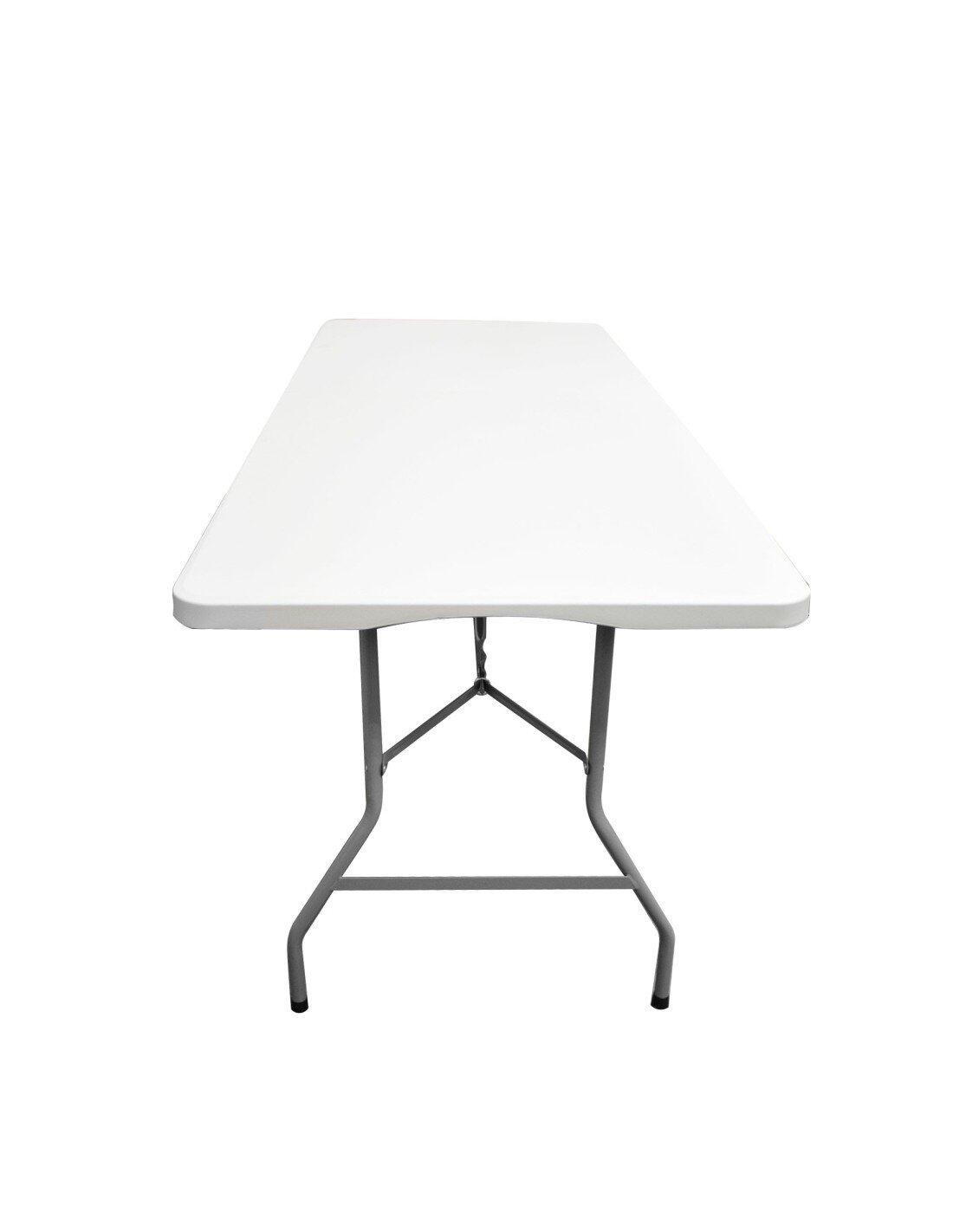 Mesa Plegable Rectangular 180x70x74cm Ca JARDIN202 Blanca Unidad 2/5