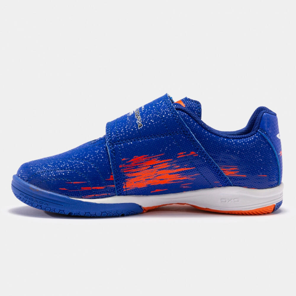 Zapatillas de fútbol sala niño Joma Supercopa Jr IN, azul 5/6