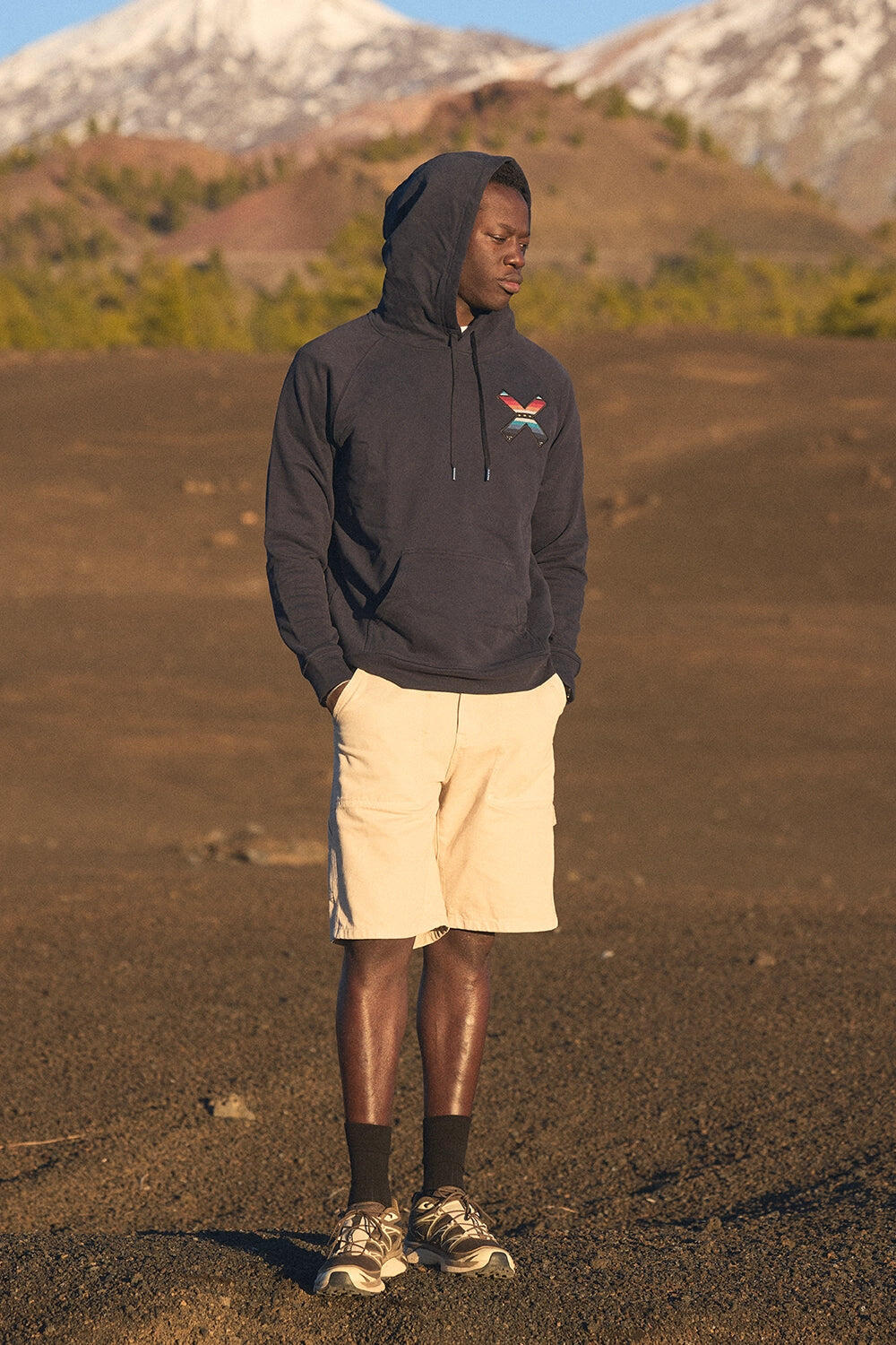Sudadera con Capucha Blue Banana Antracita de Algodón 100% Orgánico 7/7