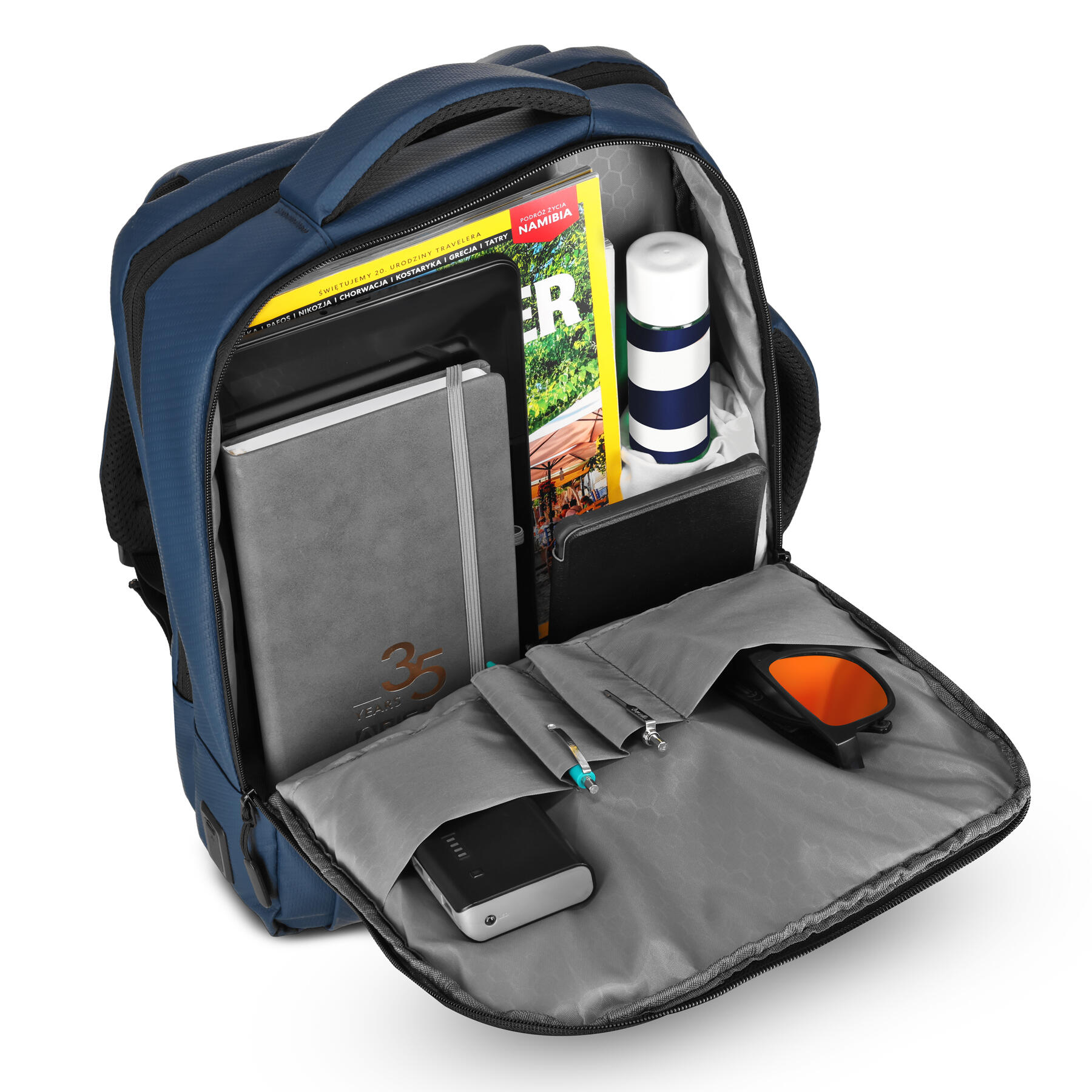 Laptop-Rucksack Reisen mit USB-Anschluss und Laptopfach NC4502 NILS 7/7